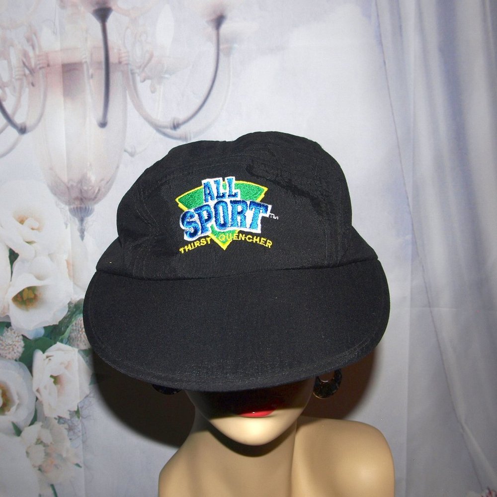 All Sport Thirst Quencher Hat Bigger Brim RARE Water Resistant Hat